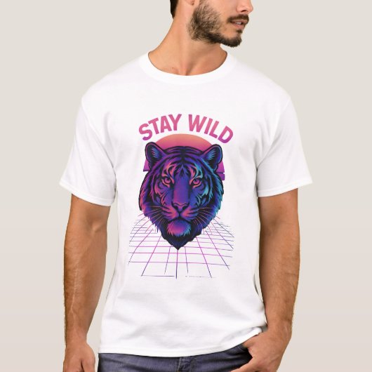 Protect Nature with Tiger Power T-Shirt (Vorderseite)