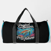 Protect Oceans Future Sea Turtle Duffle Bag (Rückseite)