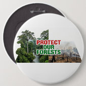 Protect our forest button (Vorne & Hinten)