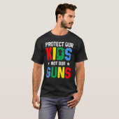 Protect Our Kids Not Gun End Gun Violence T-Shirt (Vorne ganz)