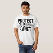 Protect Our Planet - Environmental Message T-Shirt (Vorne ganz)