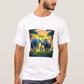 "Protect Our Wildlife" - Ein Aufruf zum Schutz der T-Shirt (Vorderseite)