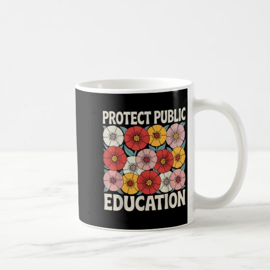Protect Public Education Kaffeetasse (Rechts)
