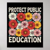 Protect Public Education  Poster (Vorne)