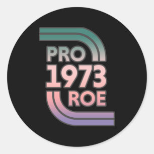 Protect Roe v Wade Runder Aufkleber
