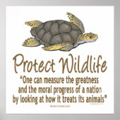 Protect Sea Turtles Poster (Vorne)