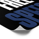 Protect Speech Patriotic Men And Women  Poster (Ecke)