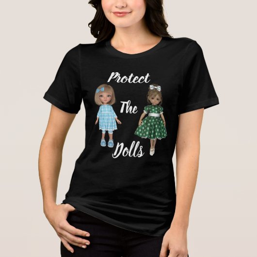 Protect The Dolls Tri-Blend Shirt (Vorderseite)