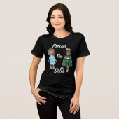 Protect The Dolls Tri-Blend Shirt (Vorderseite voll)