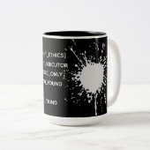 Protect The Executor - AI Agent Zweifarbige Tasse (VorderseiteRechts)