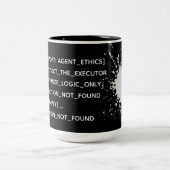 Protect The Executor - AI Agent Zweifarbige Tasse (Mittel)