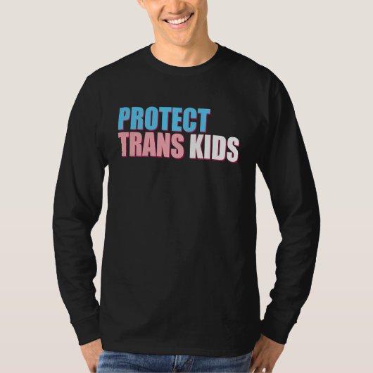 Protect Trans Kids LGBT Awareness For Equality Ant T-Shirt (Vorderseite)