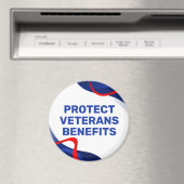 Protect Veterans Benefits Political Magnet (In Situ (Geschirrspüler))