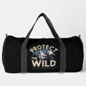 Protect Wild Wildlife Conservation Wolf Duffle Bag (Vorderseite)