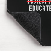 Protect Your Daughter, No Motivation Of Your Son Mousepad (Ecke)