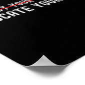 Protect Your Daughter, No Motivation Of Your Son  Poster (Ecke)