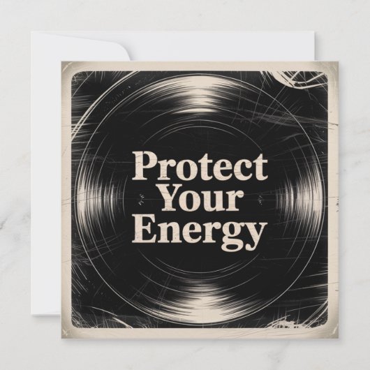 Protect Your Energy Einladung (Vorderseite)