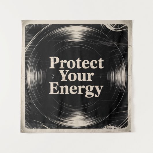 Protect Your Energy Wandteppich (Vorderseite)