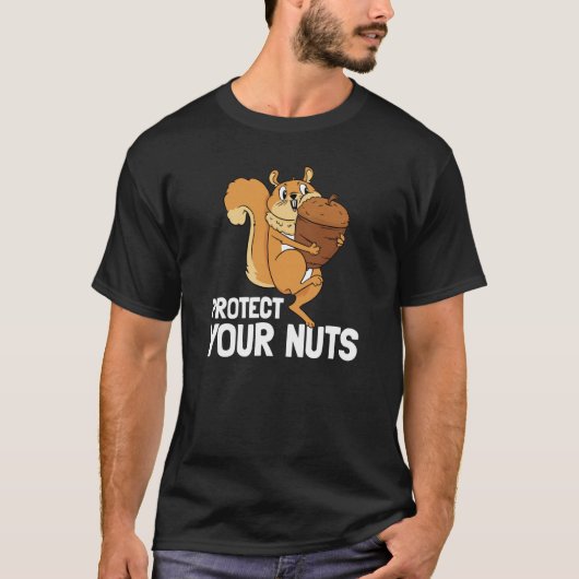 Protect Your Nuts Deez Nuts Men's Squirrel Deez Nu T-Shirt (Vorderseite)