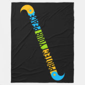 Protect Your Peace Mental Health Wellness Mindful Fleecedecke (Vorderseite)