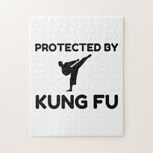 Protected By Kung Fu Puzzle (Vertikal)