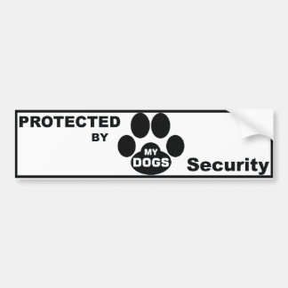 Protected by MY DOGS Autoaufkleber