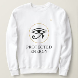 Protected Energy – Minimal Eye of Horus Symbol | Sweatshirt
