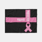 Protected Psalm 91 Christlich 91. Psalm Bibel Brea Fleecedecke (Vorderseite (Horizontal))