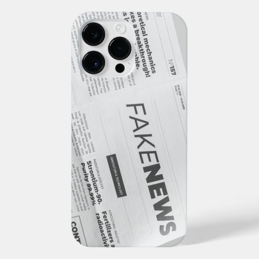 Protective Case for iPhone 14 pro with "Fake News" iPhone Hülle (Rückseite)