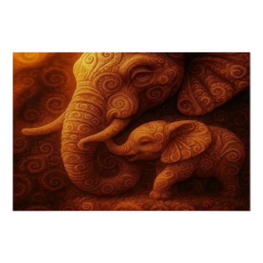 Protective Elephant Poster (Vorderseite)