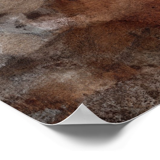 Protector - Abstrakter Spirit für gemischte Medien Poster (Ecke)