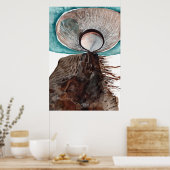 Protector - Abstrakter Spirit für gemischte Medien Poster (Küche)