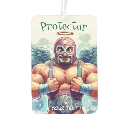Protector Guardian Angel Show Wrestler Autolufterfrischer (Rückseite)