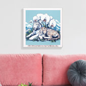 PROTEGENDO A NATUREZA - Impressão em Tela Leinwanddruck (Insitu (Wohnzimmer))