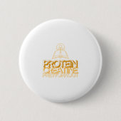 Protein Creatine Vorbereitung Heiliger Trinity Gym Button (Vorderseite)
