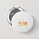 Protein Creatine Vorbereitung Heiliger Trinity Gym Button (Vorne & Hinten)