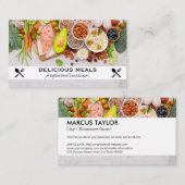 Protein Gemüse Nüsse Berries Visitenkarte (Vorne/Hinten)