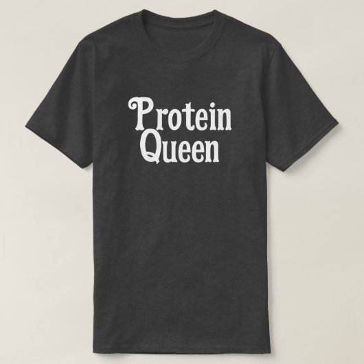 PROTEIN-KÖNIGIN WORKOUT T-Shirt (Design vorne)