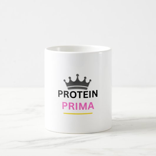 Protein Prima Fitness Coffee Mug – Gym Girl Gift f Kaffeetasse (Mittel)