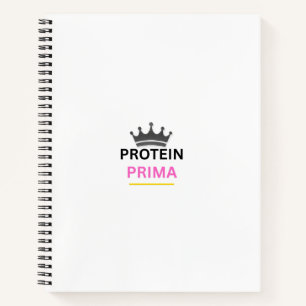 Protein Prima Fitness-Tagebuch Notizblock