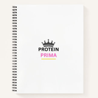 Protein Prima Fitness-Tagebuch Notizblock