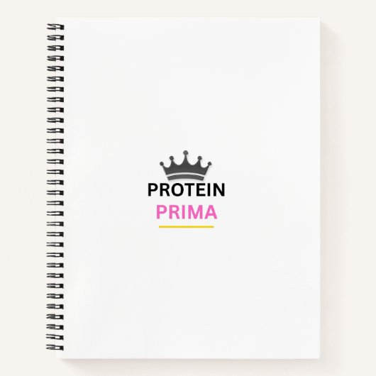 Protein Prima Gym Journal Notizblock (Vorderseite)