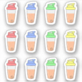 Protein Shakers Gym Bujo Planer Kalender Aufkleber (Vorderseite)