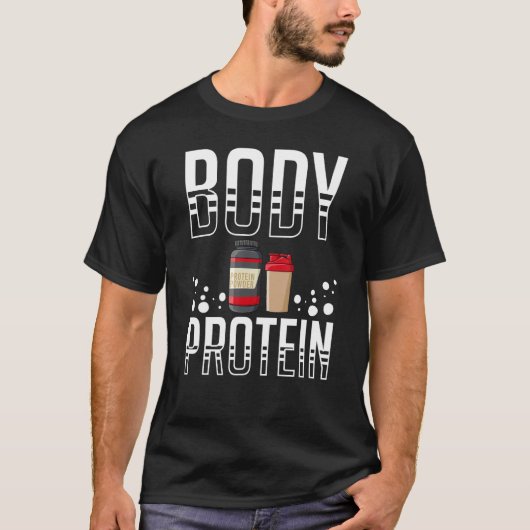 Protein Shakes Pulver Whey trinkt Snacks Vegane Na T-Shirt (Vorderseite)