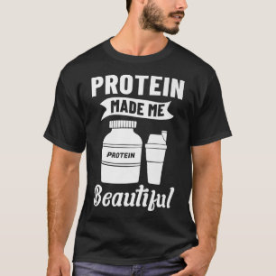 Protein Shakes Pulver Whey trinkt Snacks Vegane Na T-Shirt