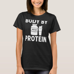 Protein Shakes Pulver Whey trinkt Snacks Vegane Na T-Shirt