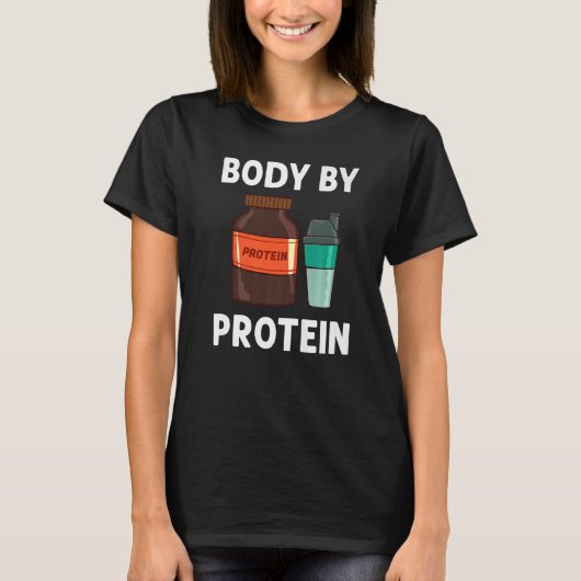 Protein Shakes Pulver Whey trinkt Snacks Vegane Na T-Shirt (Vorderseite)