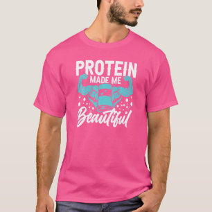 Protein Shakes Pulver Whey trinkt Snacks Vegane Na T-Shirt