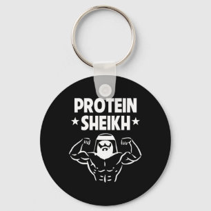 Protein Sheikh Funny Arabic Gym Fitness Lover Body Schlüsselanhänger