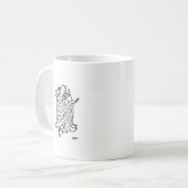 Protein-Tasse GFP Kaffeetasse (Vorderseite Links)